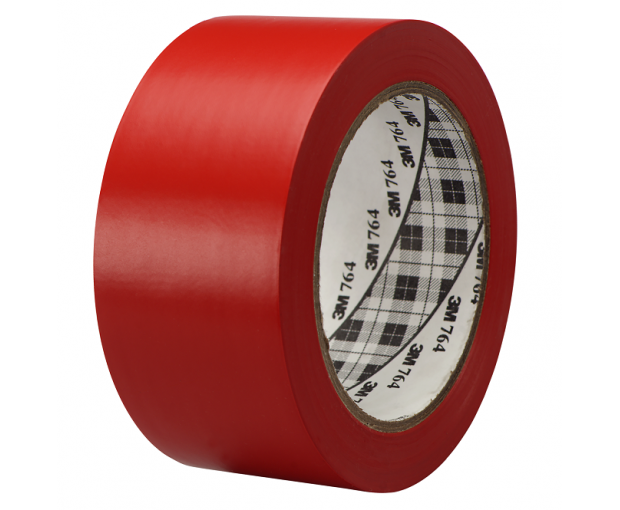 Маркираща лента 3М™ 764i червена 50 mm х 33 m