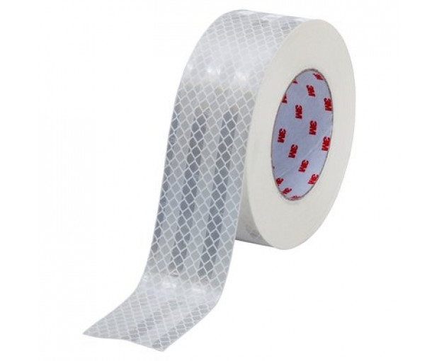 Светлоотразителна лента 3M 983-10 бяла  - 53 mm