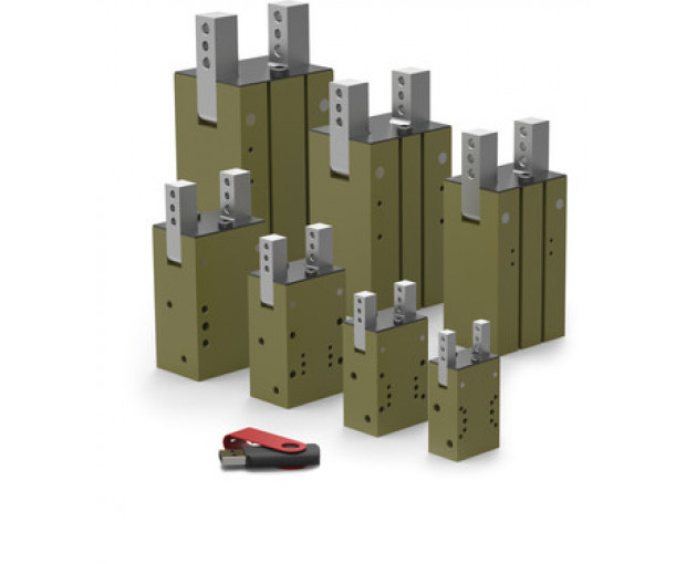 2-челюстен ъглов грипер DESTACO DCT-25M-BR