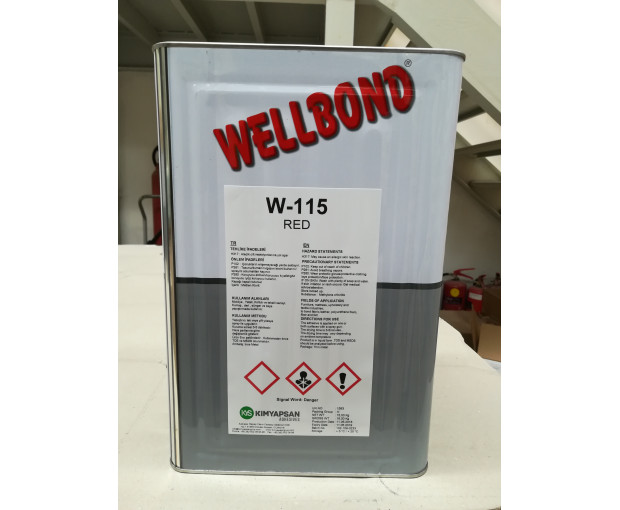 Лепило Wellbond W-115 за дунапрен, 15 kg, прозрачно жълто