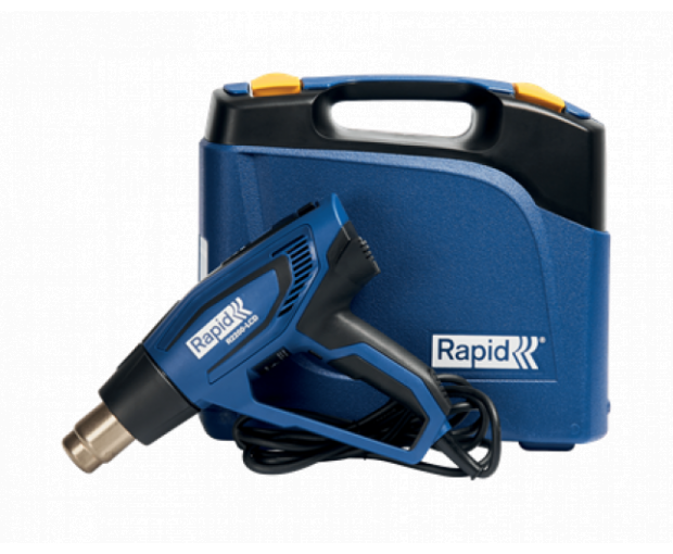 Пистолет за горещ въздух Rapid R2200-LCD, в куфарче