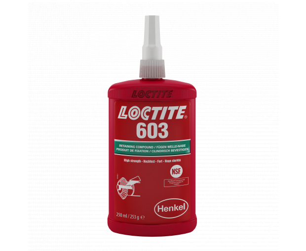 Лепило за цилиндрични детайли LOCTITE 603 - 250ml