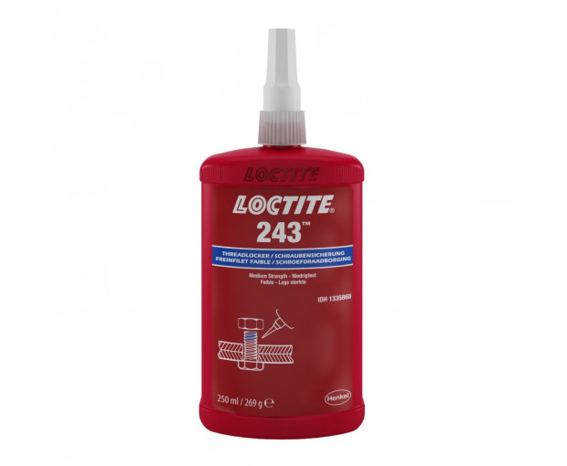 Осигурител за резби средна якост Loctite 243 - 250ml