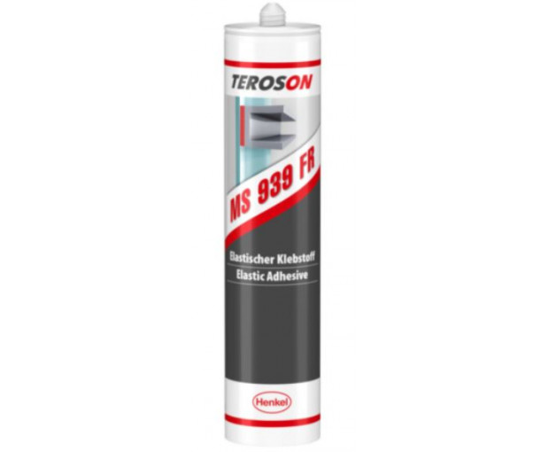 Уплътнител Teroson MS 939 FR, черен - 290 ml