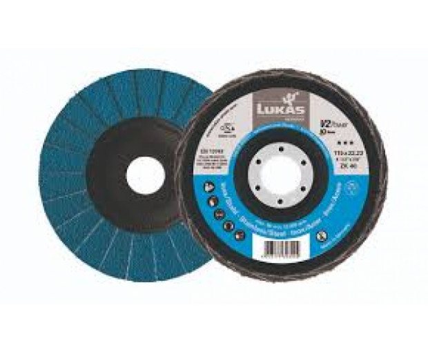 Ламелен диск за неръждаема стомана Lukas V2 Power 125 x 22 P60