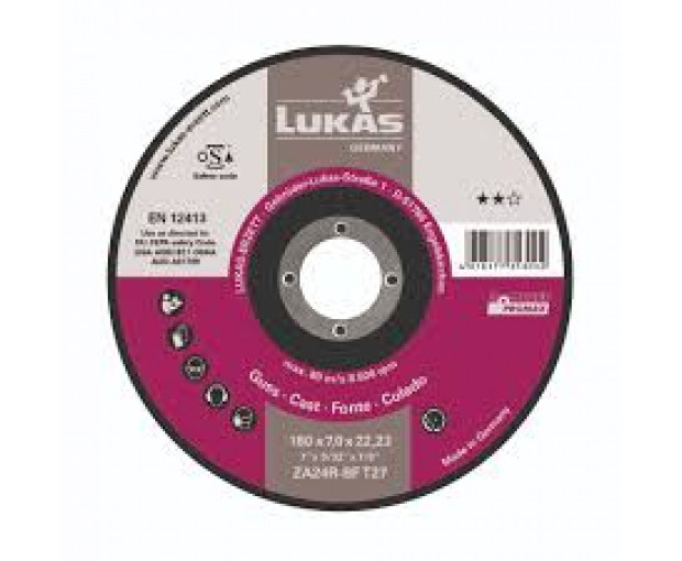 Диск за чугун Lukas T27 230x7x22.23 ZA24R-BF