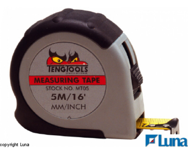 Ролетка метална mm / inch 3 m Teng Tools МТ03