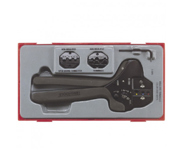 Кримпващи клещи със сменяеми челюсти Teng Tools TTCP04, 3 бр.