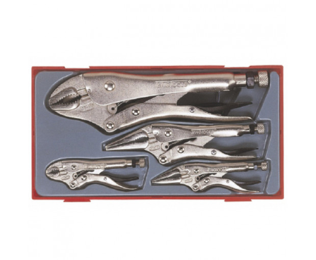 Комплект  клещи чираци Teng Tools  TTVG05-P, кутия 5 бр