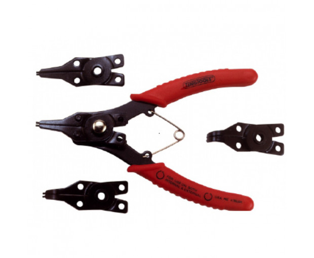 Зегер клещи  със сменяеми накрайници Teng Tools 480 5-PCS
