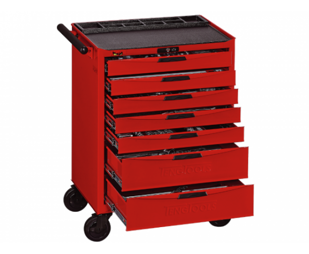 Количка с инструменти  7 чекмеджета 491 части Teng Tools TCMM491N