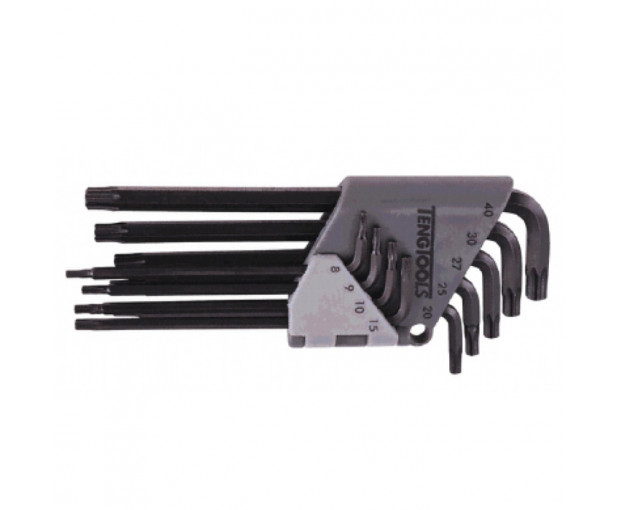 Комплект Г-образни ключове Teng Tools TORX 8-40 9 бр.