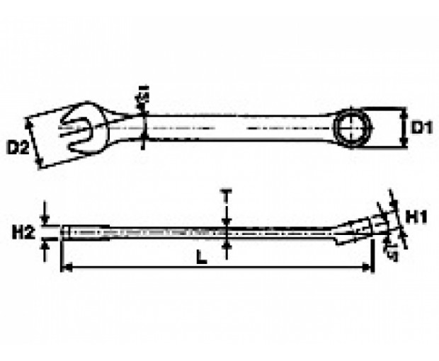 Ключ звездогаечен 12 mm