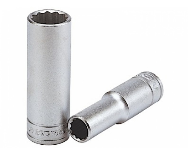 Вложка дванадесетостен удължена Teng Tools на 1/2" - 18 mm