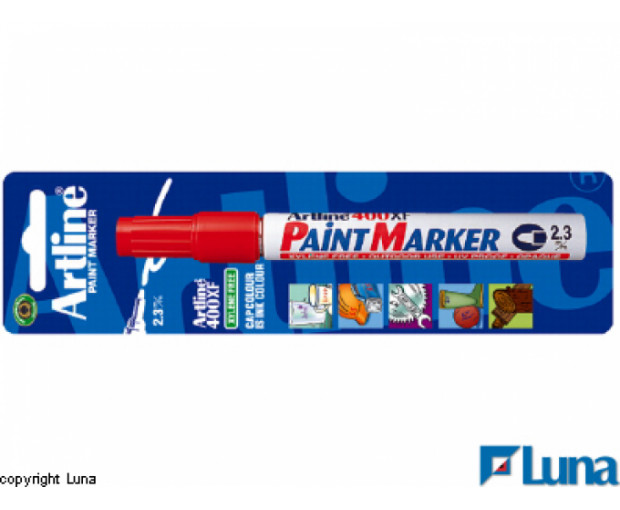 Маркер ARTLINE черен с объл връх, топлоустойчив