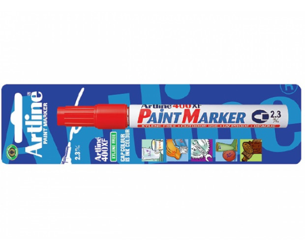Маркер  ARTLINE жълт с объл връх, топлоустойчив
