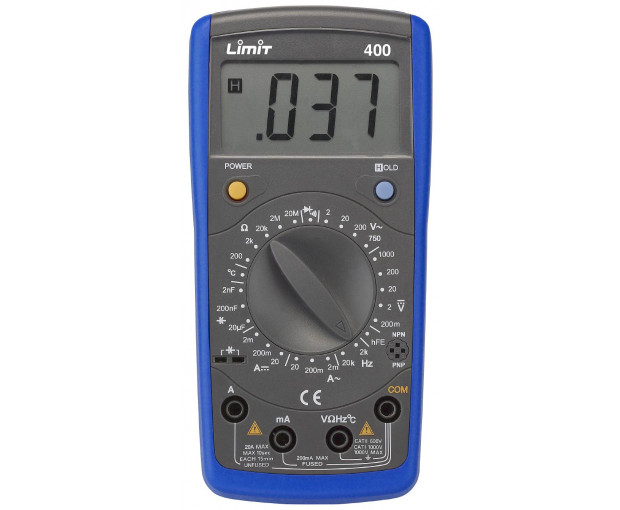 Мултиметър 1000V - 20A Limit DM 410