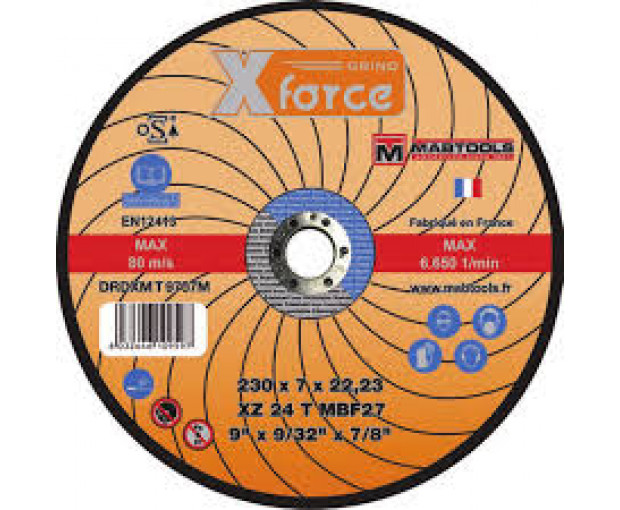 Карбофлексен диск за камък - плосък Mabtools 230 x 2.5 x 22