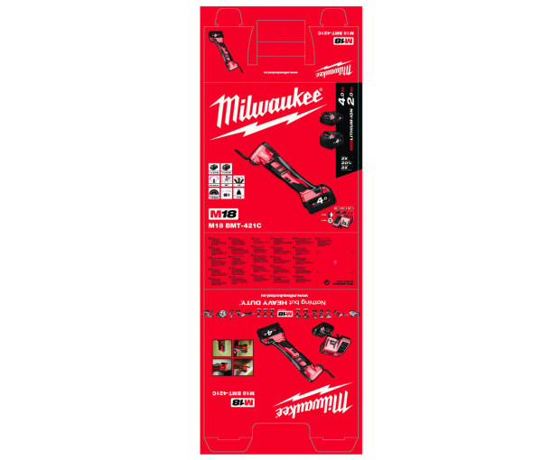 Акумулаторна осцилираща машина Milwaukee, M18BMT-421C