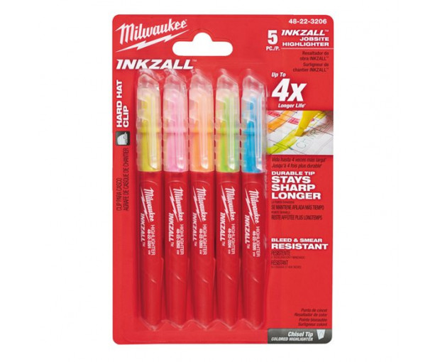 Комплект цветни маркери Milwaukee, INKZALL