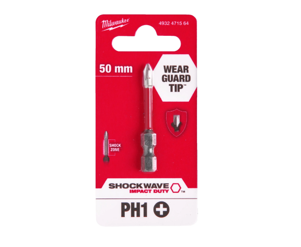 Ударен накрайник Milwaukee PH1x50 mm, 4932471564