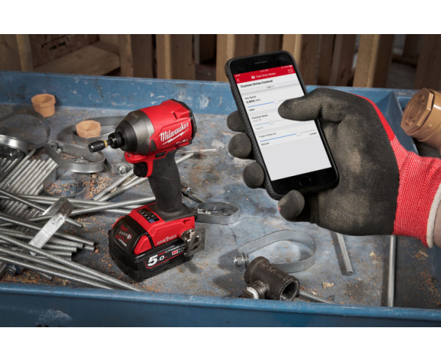 Акумулаторен ударен винтоверт Milwaukee, M18ONEID2-502X