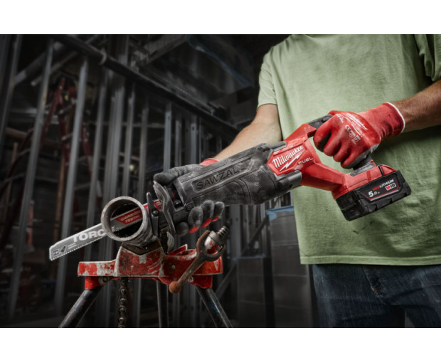 Акумулаторен саблен трион Milwaukee, M18FSZ-502X