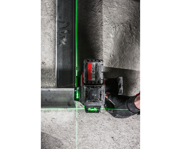 Акумулаторен линеен лазерен нивелир Milwaukee, M123PL-401C