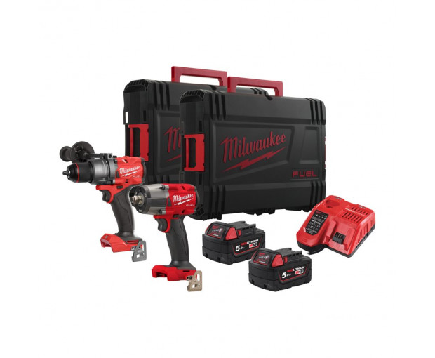 Комплект акумулаторни машини Milwaukee M18FPP2F3-502X