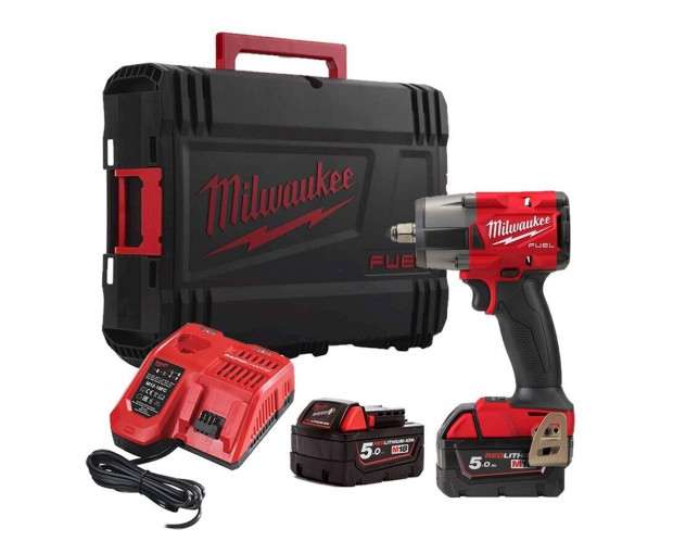 Акумулаторен ударен гайковерт Milwaukee M18FHIW2F12-502X