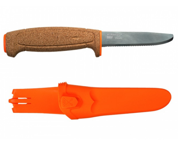 Нож MORAKNIV с назъбено острие и коркова дръжка