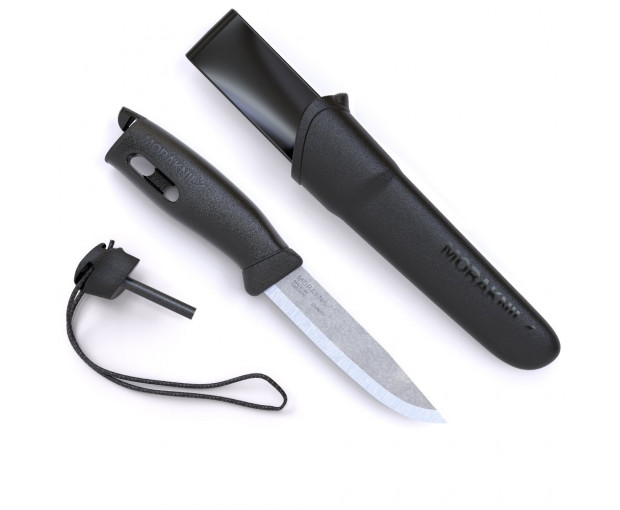 Нож MORAKNIV Companion Spark черен със запалка в дръжката
