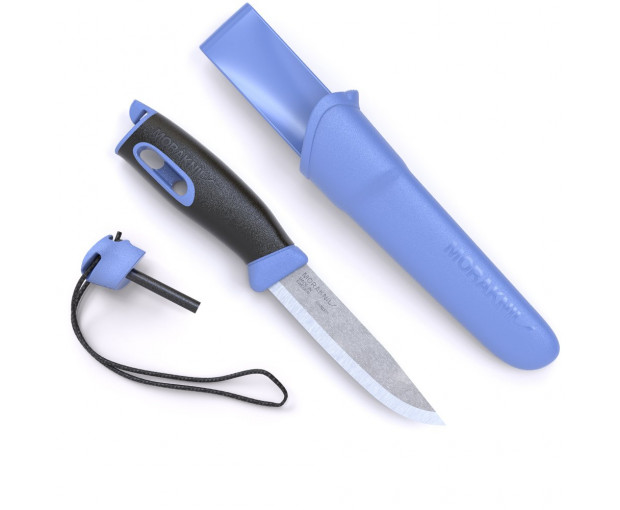Нож MORAKNIV Companion Spark син със запалка в дръжката