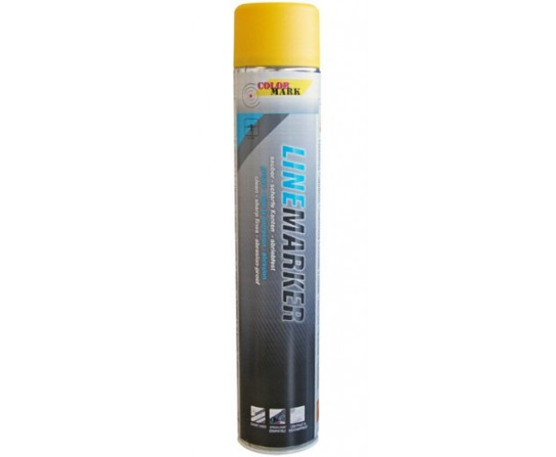 Маркиращ жълт спрей за под износоустойчив LINEMARKER 750 ml