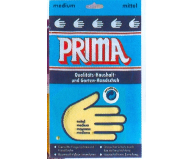 Ръкавици PRIMA, латекс, вътрешно покритие, L/8
