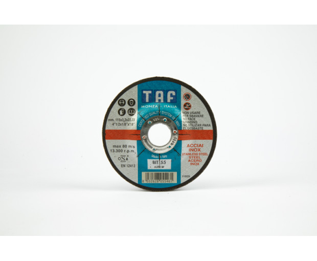 Диск за рязане с изместен център Taf Abrasivi BIT55 A30R 125 x 3.2 x22