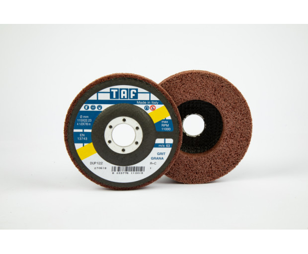 Диск за сатен финиш TAF ABRASIVI 125 x 22 P C/F
