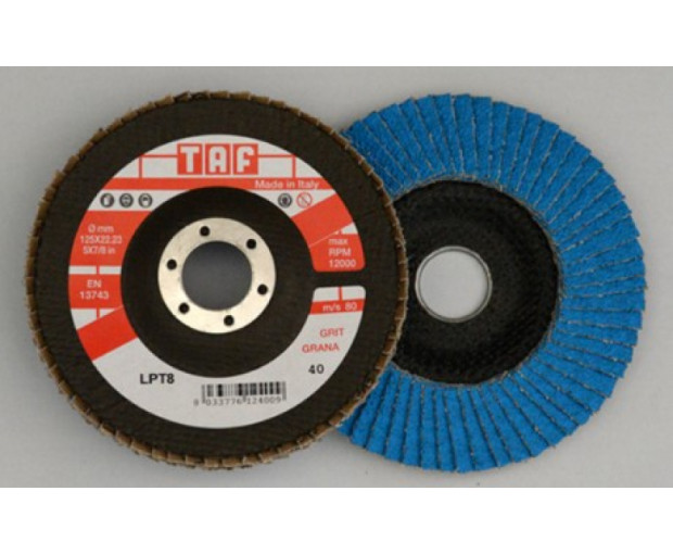 Ламелен диск с пластмасова подложка LPT8I TAF 125x22 mm P60