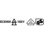 Отвертка ERGO шлиц 1.2x8.0x175 1000V BAHCO BE-8065S