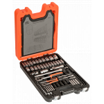 Комплект вложки и аксесоари 1/4 и 1/2, 94 части BAHCO S87+7