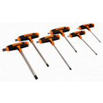 Комплект 6 броя ключове HEX с Т-образна дръжка BAHCO 903T-1