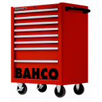 Мобилно работно място C75 с 8 чекмеджета, оранжево BAHCO 1475K8