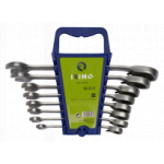 Комплект 8 броя звездогаечни ключове с тресчотка 8-19 mm Irimo 18-8-H