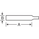 Плоска пила с дръжка - 250 mm BAHCO 1-100-10-2-2