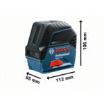 Лазерен нивелир BOSCH GLL 2-15, 0601066E02, 0601063702