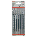 Нож BOSCH за прободен трион 5бр.T344D, 2608633A34