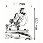Потапящ циркуляр BOSCH GCM 12 SDE