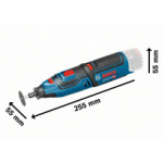 Акумулаторен ротационен инструмент BOSCH GRO 12V-35 solo, 06019C5000