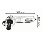 Ъглошлайф BOSCH GWS 15-125CIEP, 0601796202