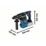 Акумулаторен перфоратор BOSCH SDS plus GBH 18V-26, 6.0Ah, 0611909003
